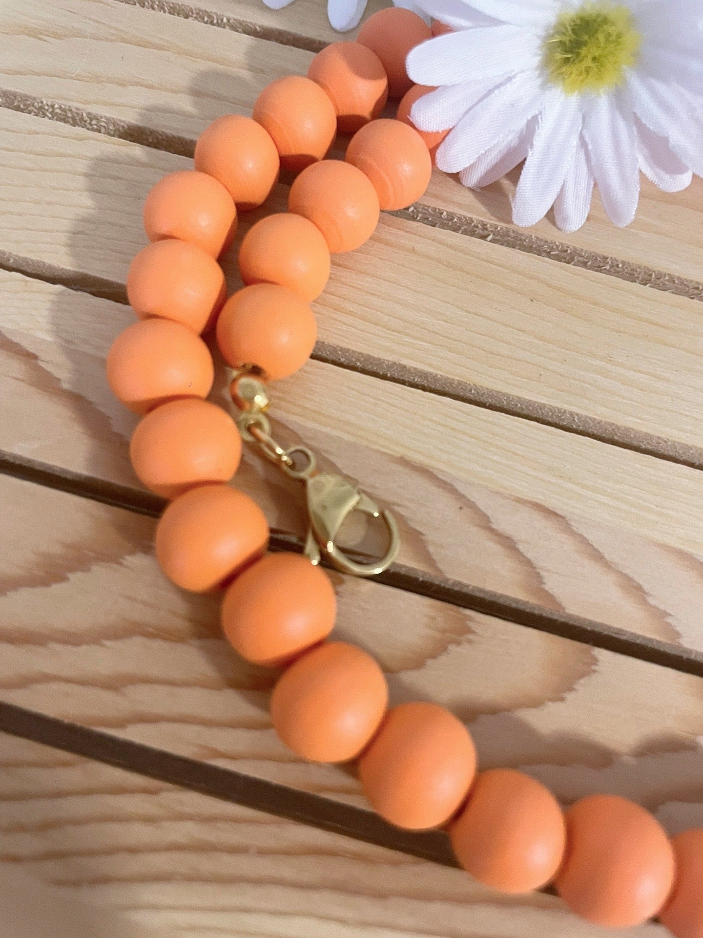 Collar Margarita Pop amarillo o Naranja