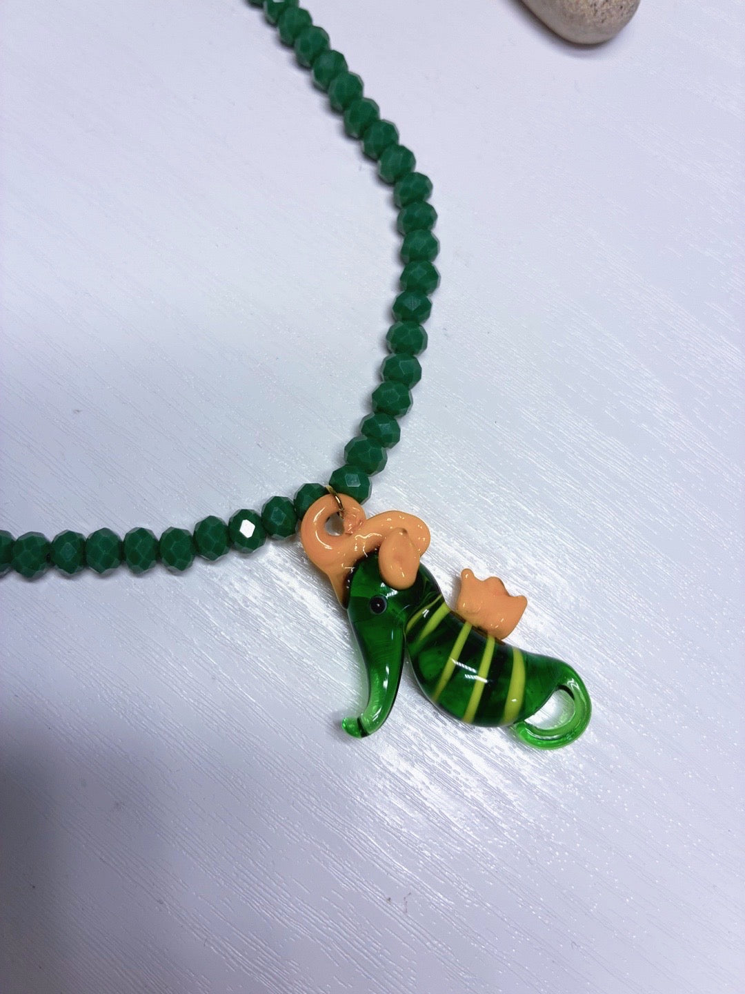 Collar "Caballito de Mar" – Murano y Cuentas de Cristal
