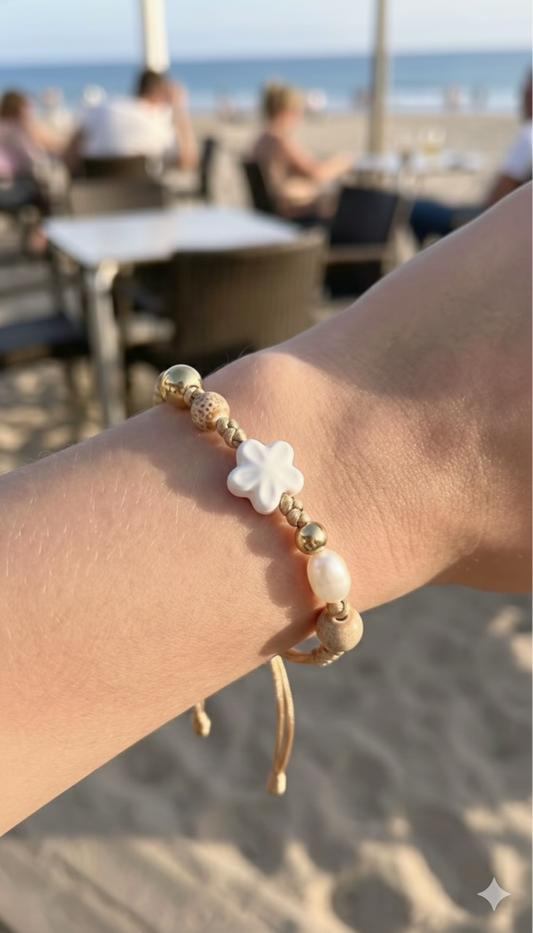 Pulsera Sakura Dorada