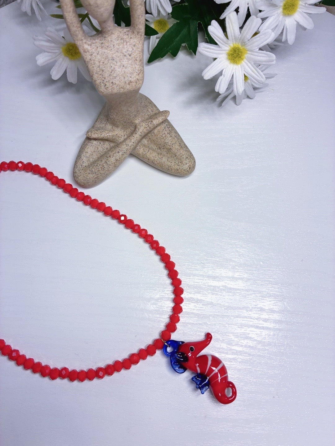 Collar "Caballito de Mar" – Murano y Cuentas de Cristal