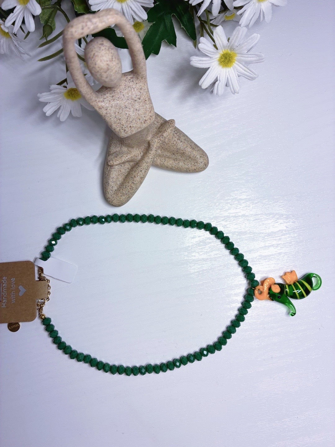 Collar "Caballito de Mar" – Murano y Cuentas de Cristal