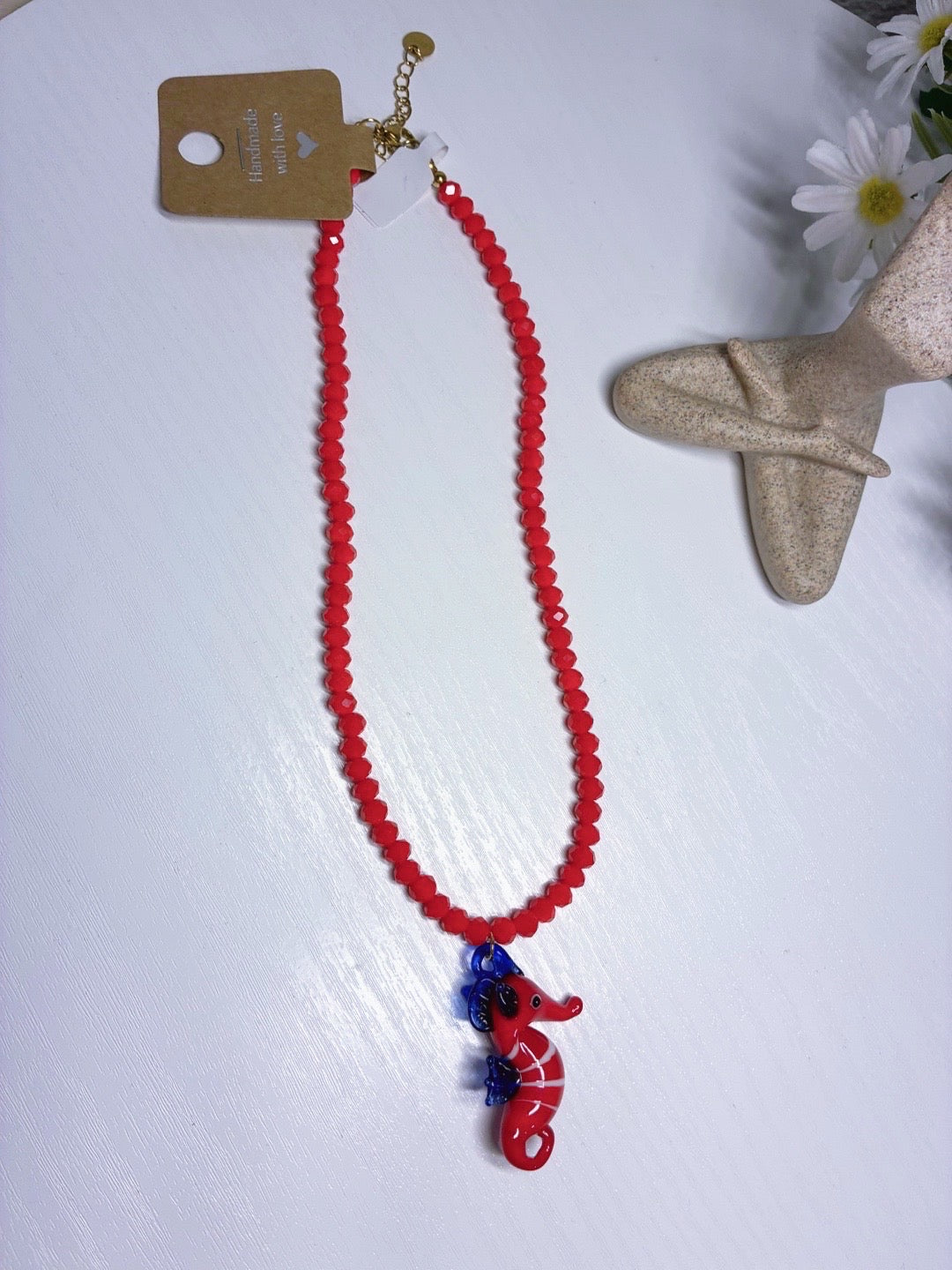 Collar "Caballito de Mar" – Murano y Cuentas de Cristal