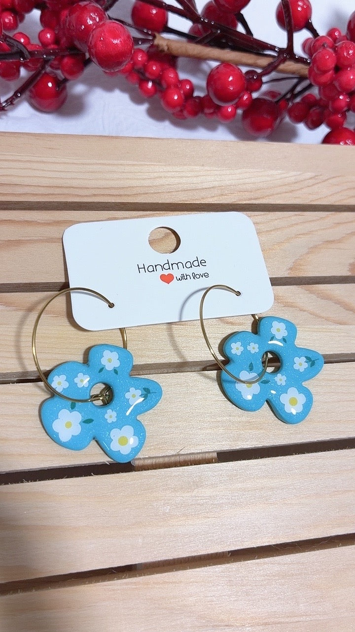 Pendientes Petal Hoop