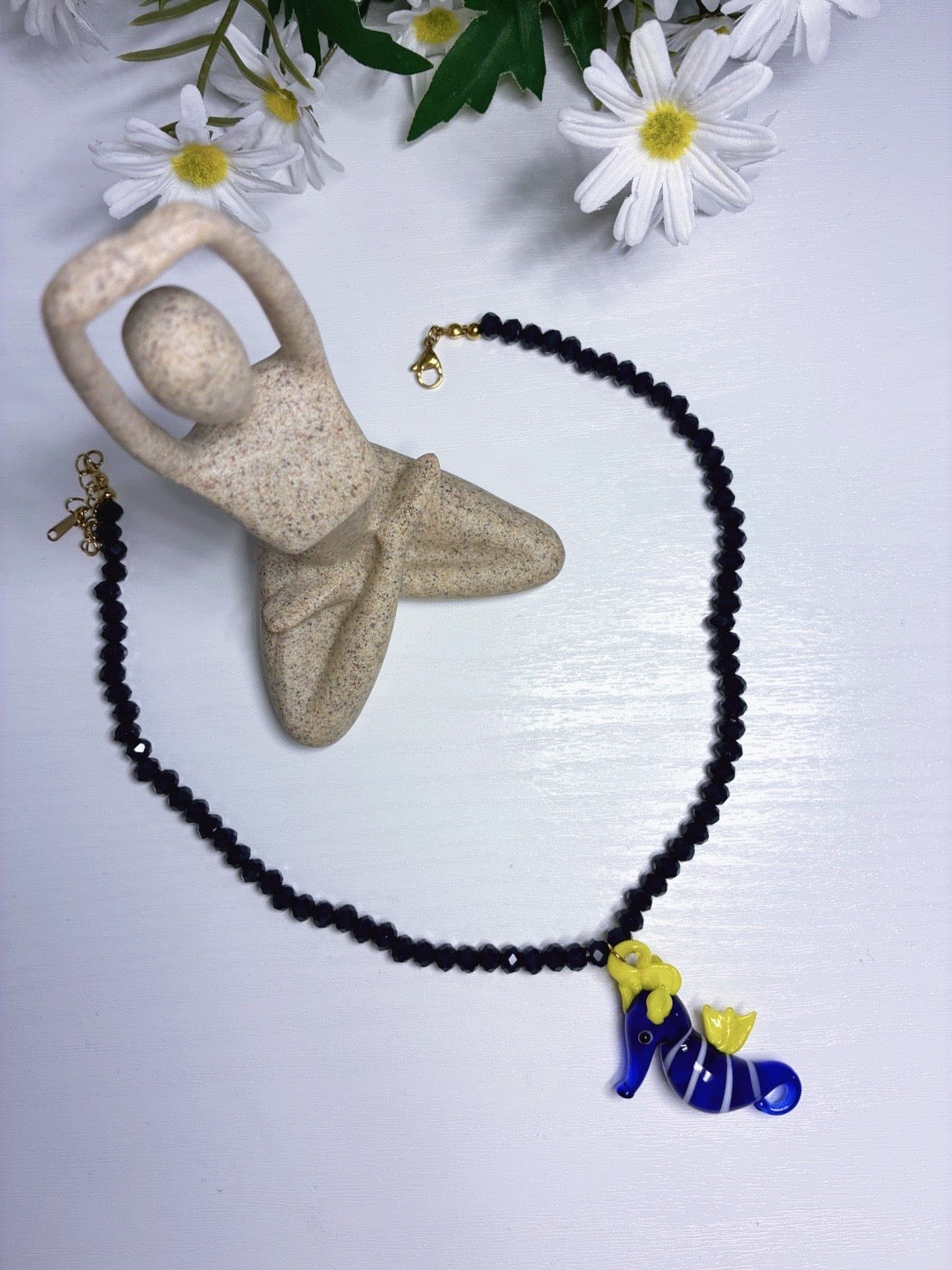 Collar "Caballito de Mar" – Murano y Cuentas de Cristal
