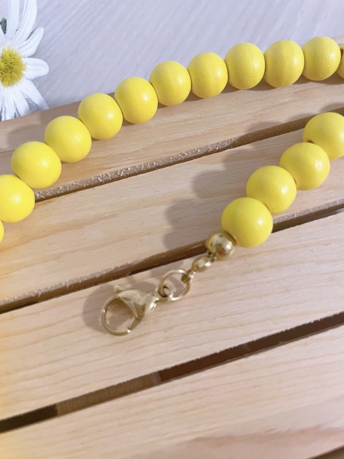 Collar Margarita Pop amarillo o Naranja
