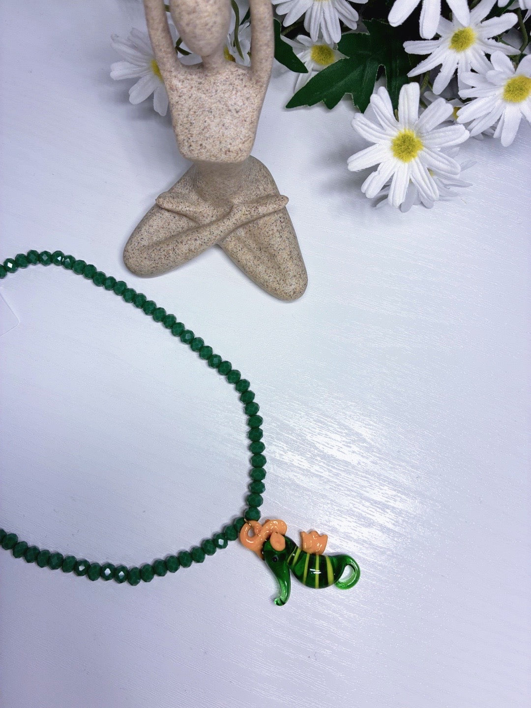 Collar "Caballito de Mar" – Murano y Cuentas de Cristal